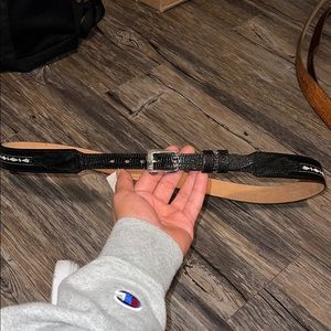 Women’s Tony lama lizard belt